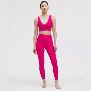 Lululemon Align High Rise Pant 25" size 6/10 Passionate PSNT